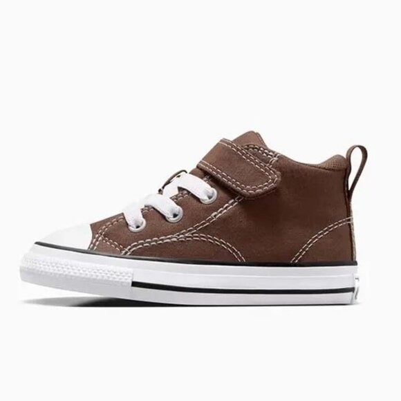 CONVERSE Kids Malden Street Chuck Taylor All Star Mid Baby Shoe, Size 5C Brown - Picture 2 of 8